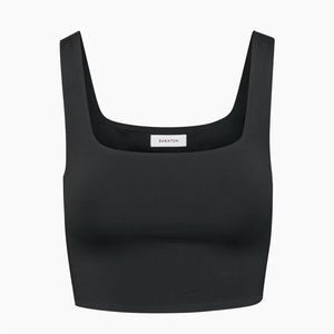 Aritzia Babaton contour square neck tank top black extra small